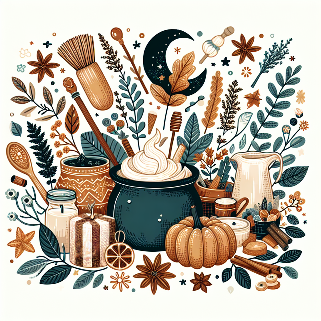 Warm handcrafted illustration